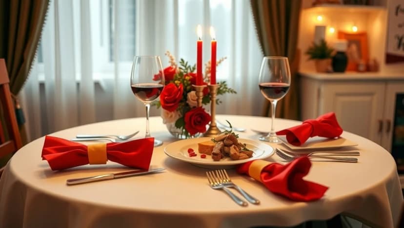 Alla hjärtans dag middag hemma
