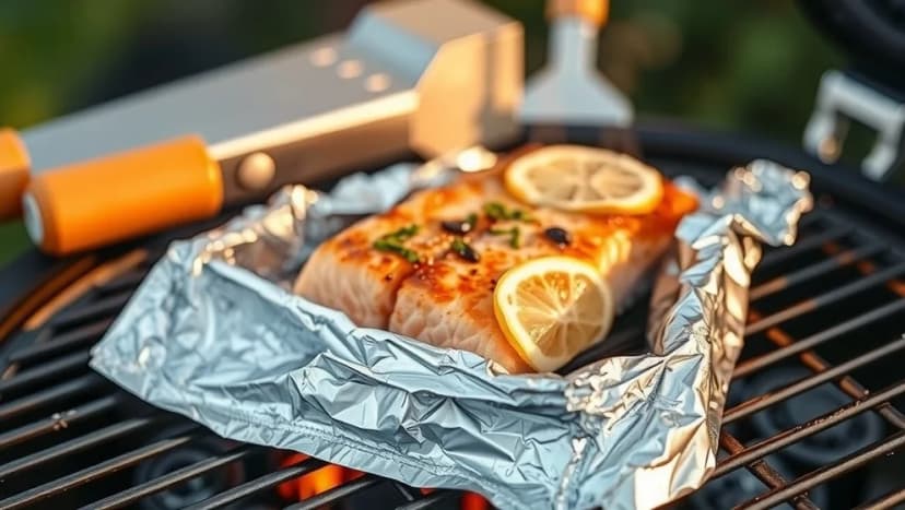Grilla lax i folie på rätt sätt