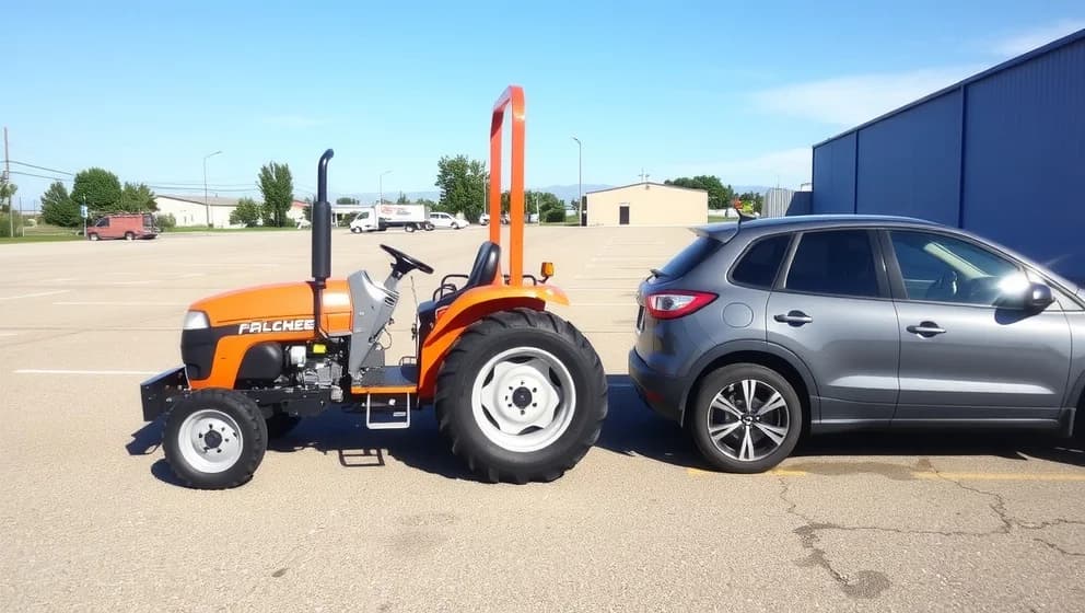 Kan man regga om en A-traktor till bil